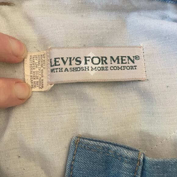 Mens Levis Vintage (70s)Jeans Classic Straight Leg"a skoosh more comfort" *FLAW* - Picture 3 of 7